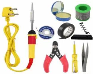 PR Creations 9-in-1 Best Electronics Gadgets Soldering Iron Kit for Electronics Beginners 25 W Temperature Controlled
