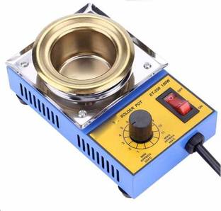 AS TOOL CENTER 150W 200-580°C Solder Pot Soldering Desoldering Bath Titanium Plate 150 W Temperature Controlled