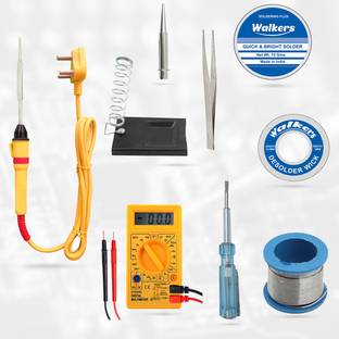 Walkers WKCB9M1 9in1 Basic Soldering Iron Kit with Digital Multimeter 25 W Simple