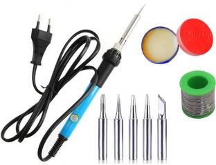 FADMAN Round Tip Soldering Kit 60 W With Solder Wire | Soldering Paste Flux | 60 W Temperature Controlled