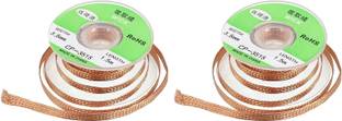 uptodatetools 2Pcs Solder Wick No-Clean Desoldering 3.5mm Length 1.5 (CP-3515)Welding Solder 0 W Simple