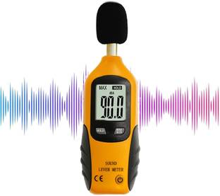 Real Instruments Digital Sound Noise Level Meter Decibel Tester Audio Volume Measuring Instrument Sound Meter