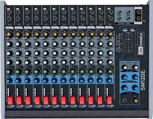 डा.बीट्ज़. 12 Channel SM120E Audio Mixer With Echo for Parties & Other Occasions, DJ Mixer एनालॉग साउंड मिक्सर