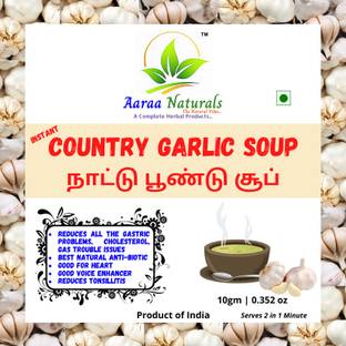 Aaraa Country Garlic Soup (Poondu)(Allium Sativum) (Instant Mix) 10gm (Pack of 3) 30gm
