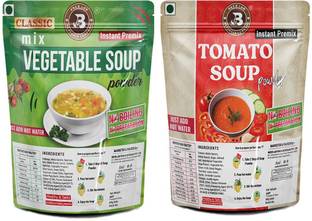 Brew Lab Mix Veg & Tomato Soup Powder Combo Suitable For Vending Machine Instant Premix