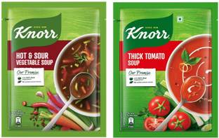Knorr Hot & Sour Vegetable Soup & Tomato soup,