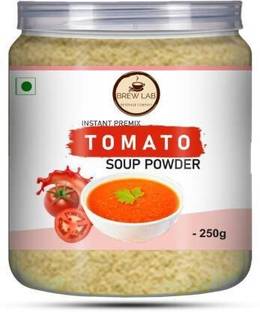 Brew Lab Instant Tomato Soup Powder | Premix For Home Use | No added Preservative | Vending Machine Usable | 12-14 Servings