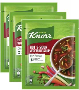 Knorr Hot & Sour Vegetable Soup, 43Gm (Pack Of 3)