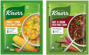 Knorr Sweet Corn Veg & Hot Sour Soup Combo Pack Of 2