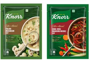 Knorr Italian Mashroom & International Hong Kong Manchow Soup