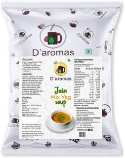 D'aromas No Onion No Garlic Mix Veg Soup Powder 500g|Jain Soup Premix