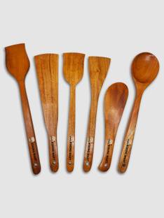 BSKING MART NEEM GDNGVSG 06 Wooden Spatula