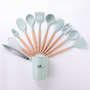 The Better Home Silicon & Serving Set for Cooking | Heat Resistant & Durable Non-Stick Spatula