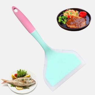 TGOPIT Silicone Spatula Non-stick Wide Turner Heat Resistant Pancakes Fried Cookware Non-Stick Spatula