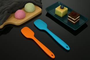 Alciono Silicone Multipurpose|Heat-Resistant, Food-Grade Safe(11 in X 2.1 in X 0.5 inch) Non-Stick Spatula