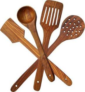 WOODINCLINE Wooden Cutlery Set
