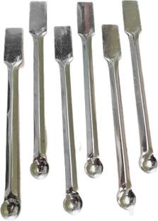 90 Degree Lab Spatula Scientific Apparatus Instrument Spoon Stirrer for Laboratory Lifting Spatula