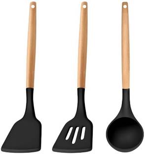 REFINEMART Silicone Spatula for Kitchen Spatula Turner Serving for Omlet Egg Dosa chapati Non-Stick Spatula