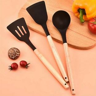 PBKN Wooden, Silicone Ladle