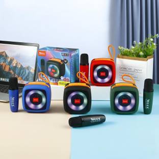 WOOS 3D Ultra Thumping Deep Bass with wireless mic | mini Home theatre 15 W Bluetooth Home Audio Speaker