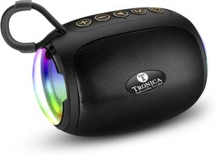 TRONICA Joy Portable Bluetooth Speaker with LED Lights, FM, AUX, 5hr Playback 10 W Bluetooth Home Audio Speaker