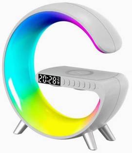 Rhobos Wireless Charger Atmosphere Lamp Multi-Fun Bluetooth Wireless Charger Speaker 56 W Bluetooth Home Audio Speaker