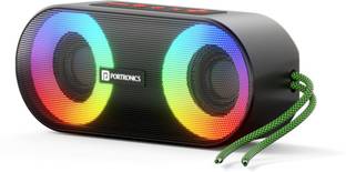 Portronics Pixel 3 Wireless with 7Hrs Playtime, FM, AUX, BT5.3, Water Resistant 10 W Bluetooth Party Speaker
