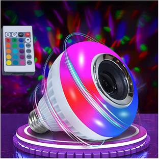 IMMUTABLE TRENDING Bluetooth Speaker Music Light Bulb + Rgb Light Ball Bulb NM11 12 W Bluetooth Home Audio Speaker
