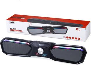WOOS Wireless bluetooth speaker multimedia speaker RGB wired subwoofer soundbar 10 W Bluetooth Home Audio Speaker