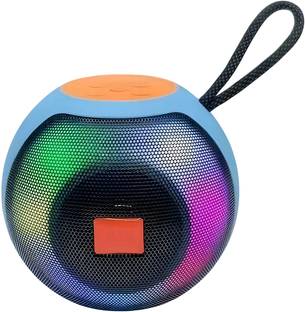 XVEP BS-56 Colourful LED Light Music Speaker With Full Power Sound Bass 10 W Bluetooth Home Audio Speaker