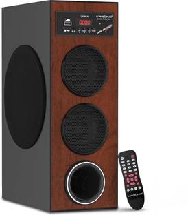KRISONS Thunder, Tower Speaker System | Bluetooth Supporting Home Theatre | USB, AUX, LCD Display, Built-in FM. 80 W Bluetooth Home Theatre