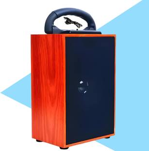 BVEXO WoodFusion: High Bass 10W Speaker with Long Battery & Clear Audio 10 W Bluetooth Home Theatre