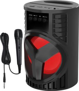 bogx Modern bluetooth speaker with free mic fast connectivity,LED lights sub woofer 5 W Bluetooth Home Theatre