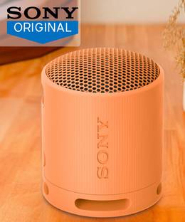 SONY SRS-XB100 Portable Super-Compact,Waterproof, 16Hrs Batt, Extra Bass,Built-In Mic Bluetooth Speaker