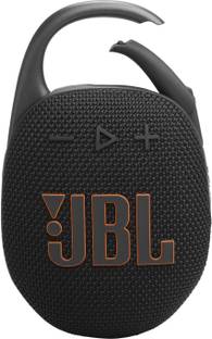 JBL Clip 5 with 12hrs of Playtime,Pro Sound, Integrated Carabiner,Dust & Waterproof 7 W Bluetooth Speaker