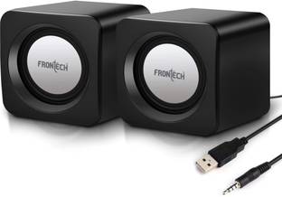 Frontech Premium 2.0 Channel USB Powered Speakers with 1.5W x 2 Output, AUX Input 3 W Laptop/Desktop Speaker