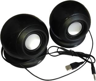 TERABYTE Assorted Colour (Red/Blue/Black) 4 W Portable Laptop/Desktop Speaker