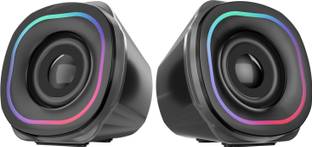 Portronics Intune 5 12W USB Powered Portable Speaker With LED Light Control/Volume Control 12 W Laptop/Desktop Speaker