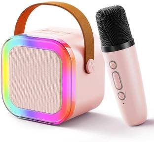 BDS Machine for Kids Adults with Wireless Mics Portable Bluetooth Speaker Microphone
