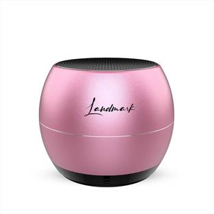 Landmark Shell The Smallest Wireless Speaker with Powerful Bass & Mic Rose Gold 3 W Bluetooth Speaker