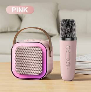 Gentle e kart K12 New Bluetooth Colorful Portable Speaker with Karaoke Mic, USB Charging Microphone