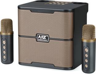 MZ M203 (PORTABLE BLUETOOTH SPEAKER) Dynamic Sound with 2 wireless mics Karaoke 20 W Bluetooth Speaker