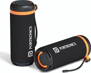 Portronics Breeze 7 15W Wireless Bluetooth Speaker,Rotational Volume Control,6 Hrs Playtime 15 W Bluetooth Speaker