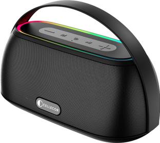 Cellecor CLB-60 | 10 Hr Playtime | BT-v5.3 | 2600mAH | Water Resistant 10 W Bluetooth Speaker