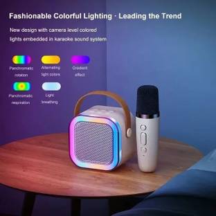 TECHMAZE K12 Machine Mic with RGB 10 W Bluetooth Speaker