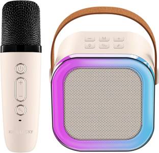 CHG [2024 New] Karaoke Machine Set for Kids with Portable Bluetooth 5.3 Speaker 5 W Bluetooth Speaker