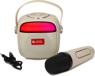 SWISS MILITARY SMSEISMIC 5W TWS Portable, Inbuilt-FM, Type C Charging with Karaoke Mic 5 W Bluetooth Speaker