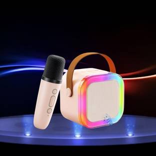 sickle Bluetooth Speaker with mic Karaoke, FM Radio, AUX, USB, SD, RGB Light EffectN165 5 W Bluetooth Speaker
