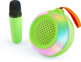 MZ S664 (PORTABLE BLUETOOTH SPEAKER) Dynamic Thunder Sound Wireless Mic RGB Light 5 W Bluetooth Speaker