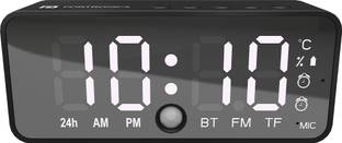 Portronics Pixel 4 Digital Smart Alarm Clock with 5W Speaker, In-Built Mic, 2Alarm Setting 5 W Bluetooth Speaker